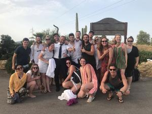 2018 Wine study tour group