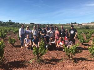 2018 Wine study tour group