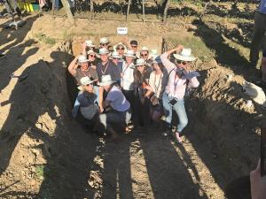 2018 Wine study tour group