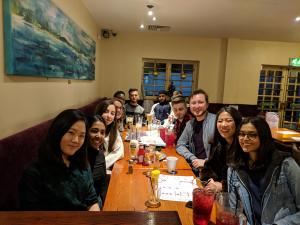 Ruaraidh Mills & fellow students at the University of Nottingham