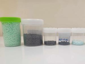 Granular fertilizer with different urease inhibitor coatings (Provided by Viran Kathri Arachchige)