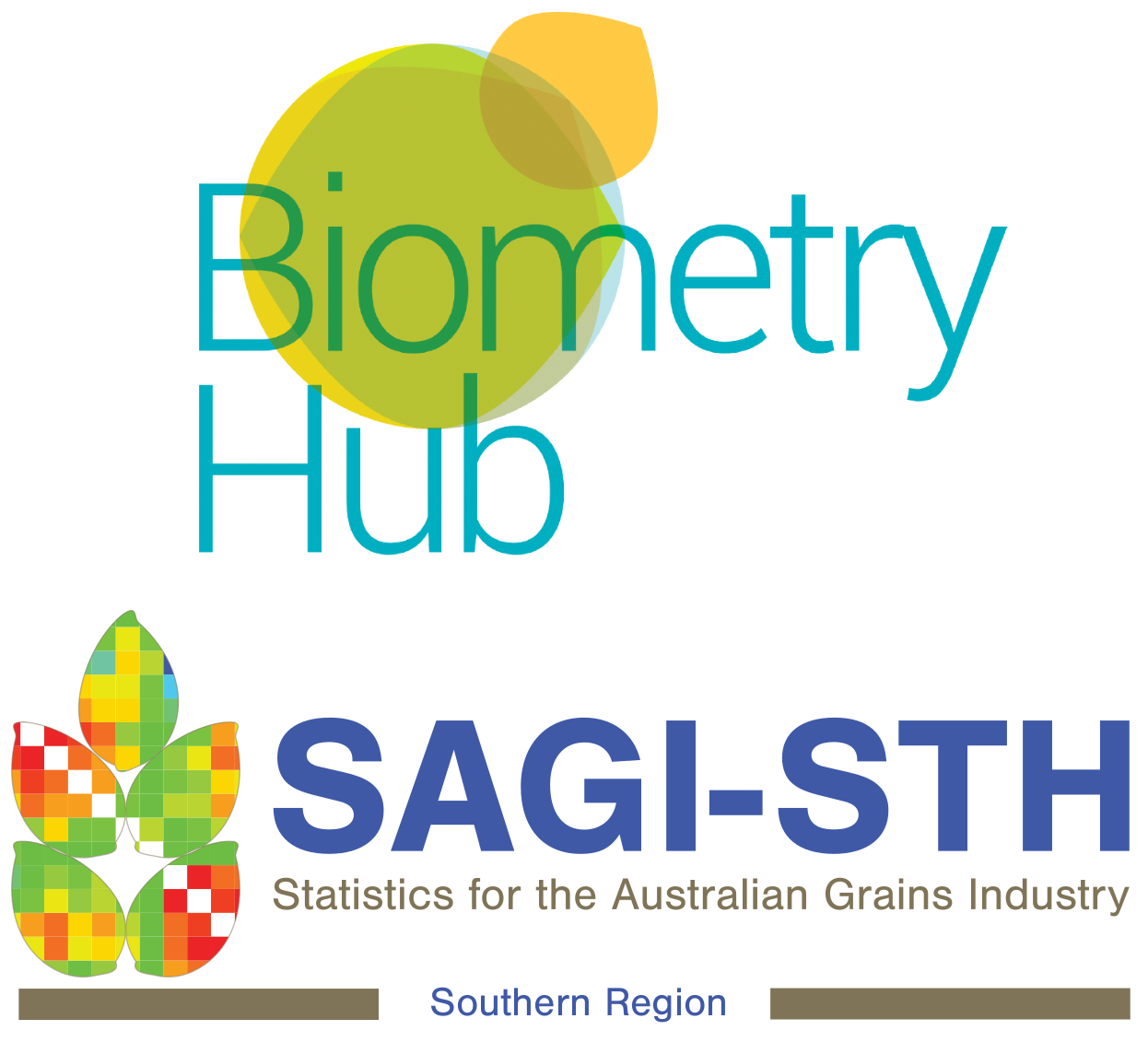 Biometry Hub and SAGI-STH logos