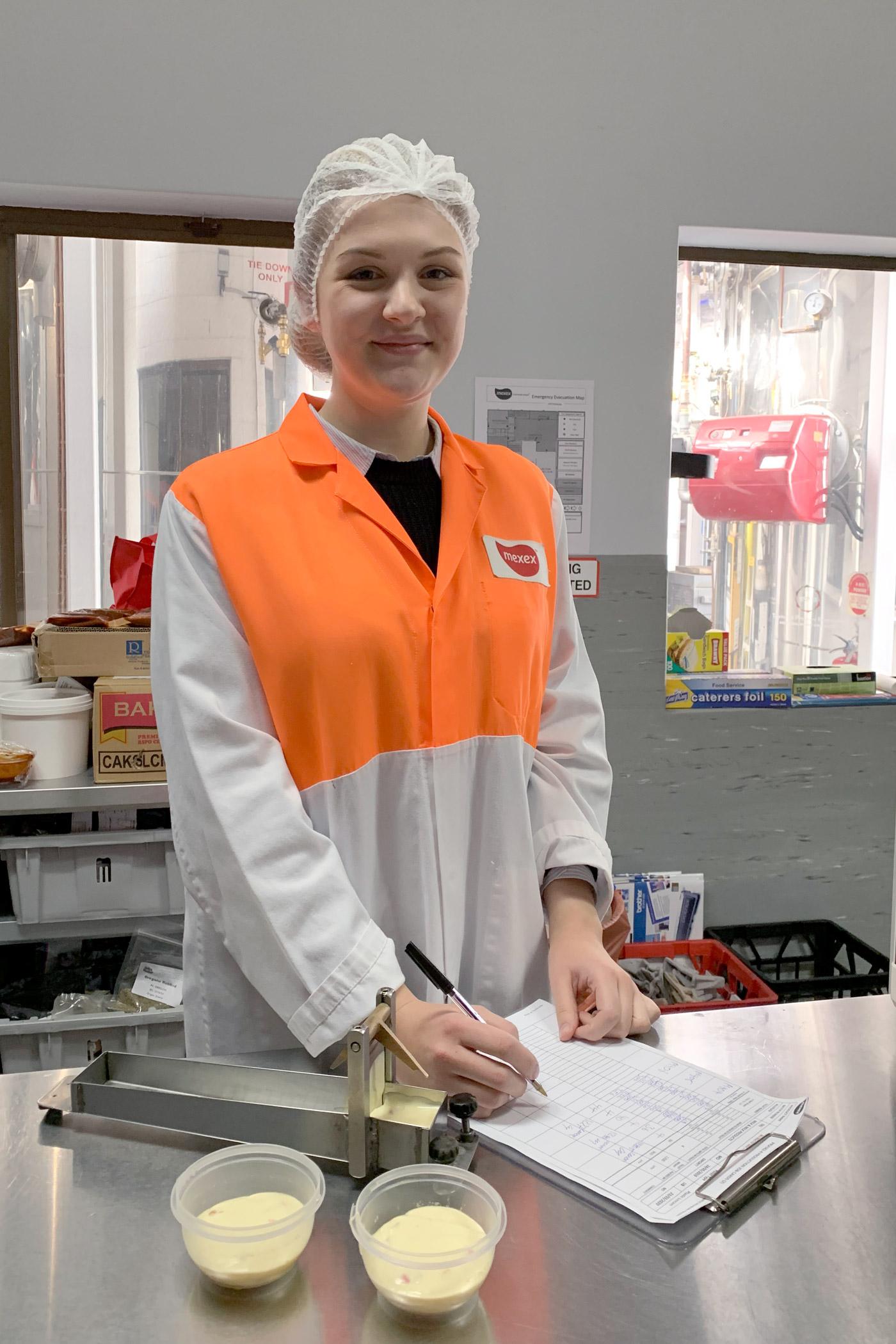 Food science graduate Millie