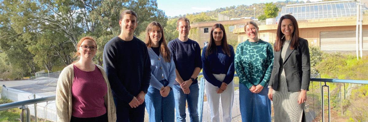 Students with Dr Tatiana Soares da Costa