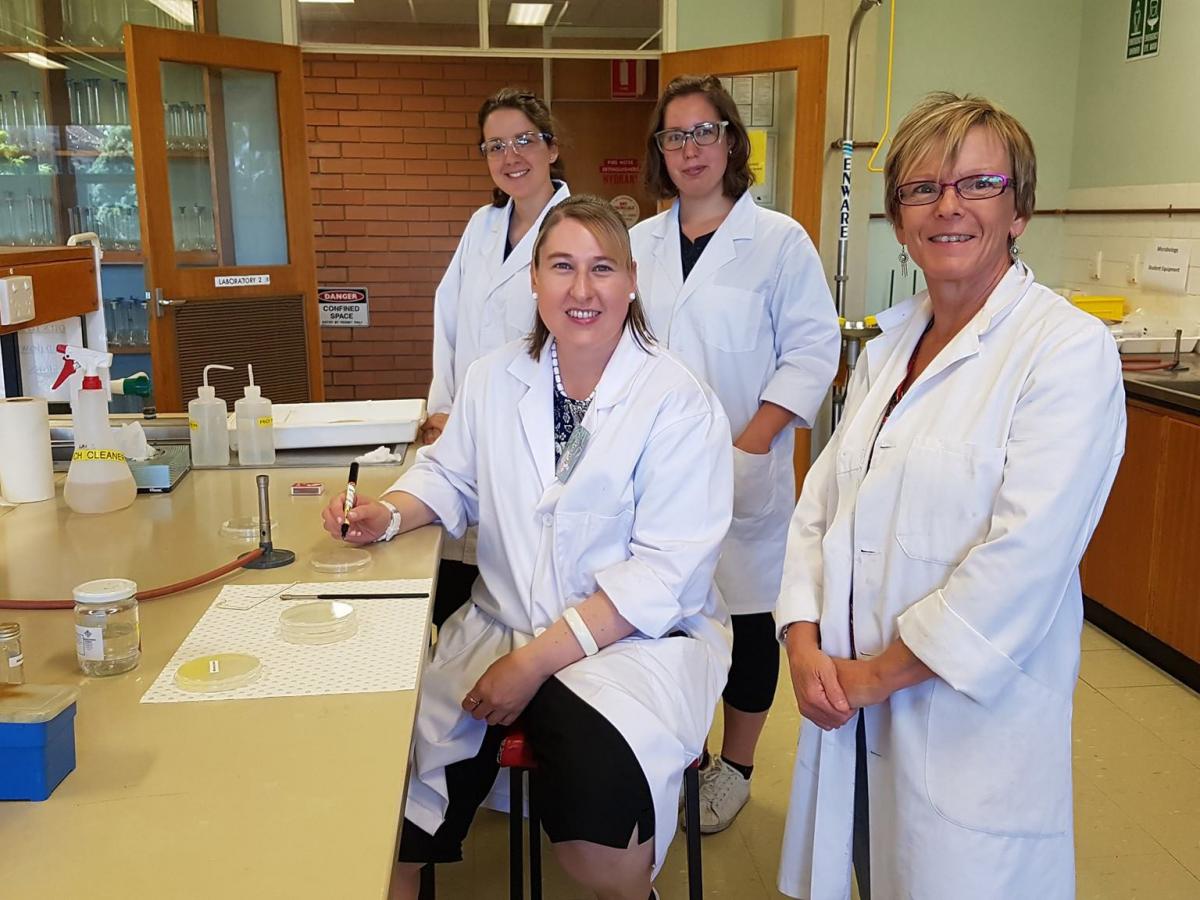 image of lab teaching