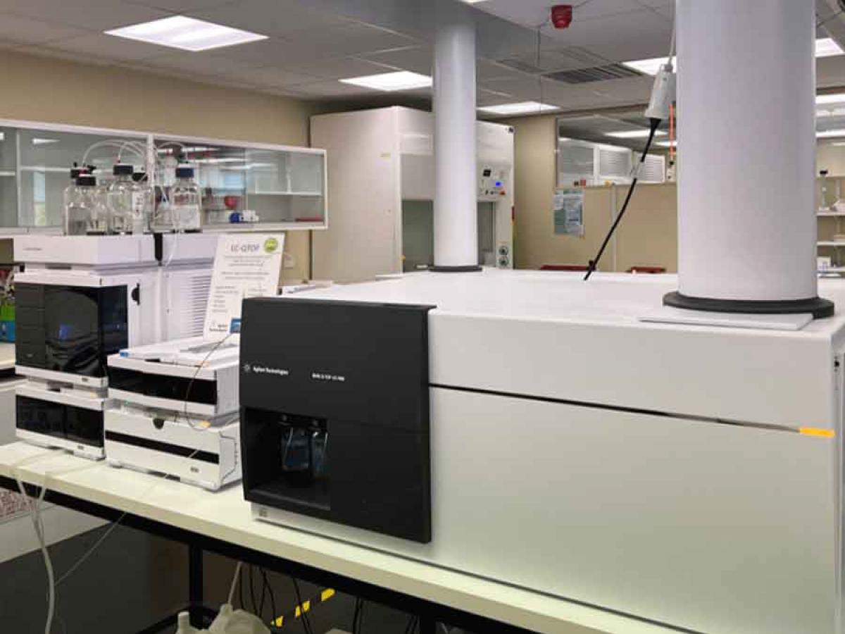 Agilent high performance liquid chromatography-time of flight mass spectrometry (UHPLC-QTOF-MS)