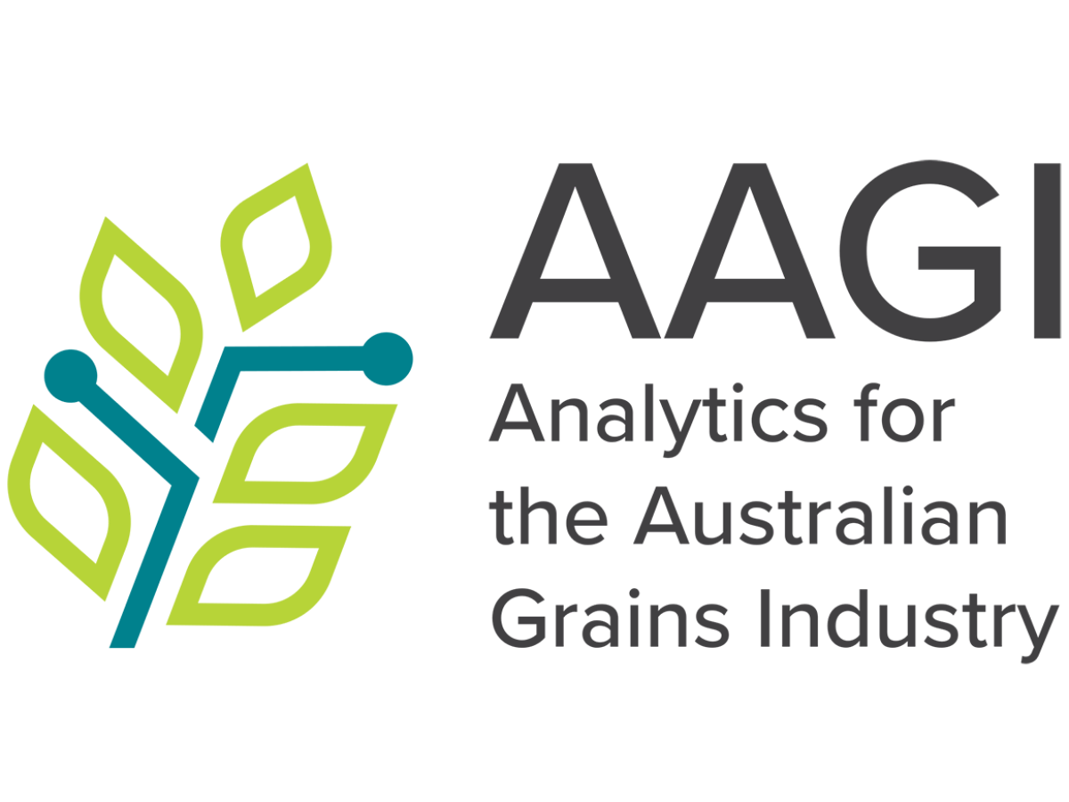 The logo for AAGI: Analytics for the Australian Grains Industry
