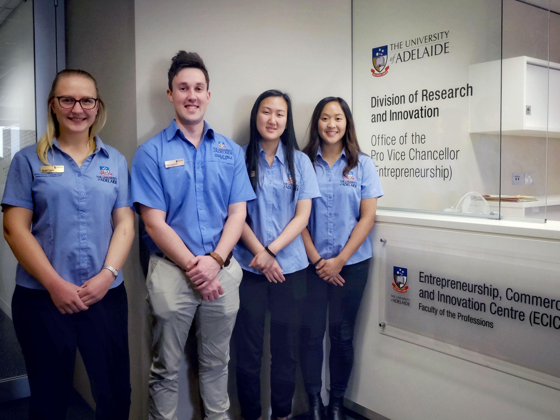 Veterinary entrepreneurship students