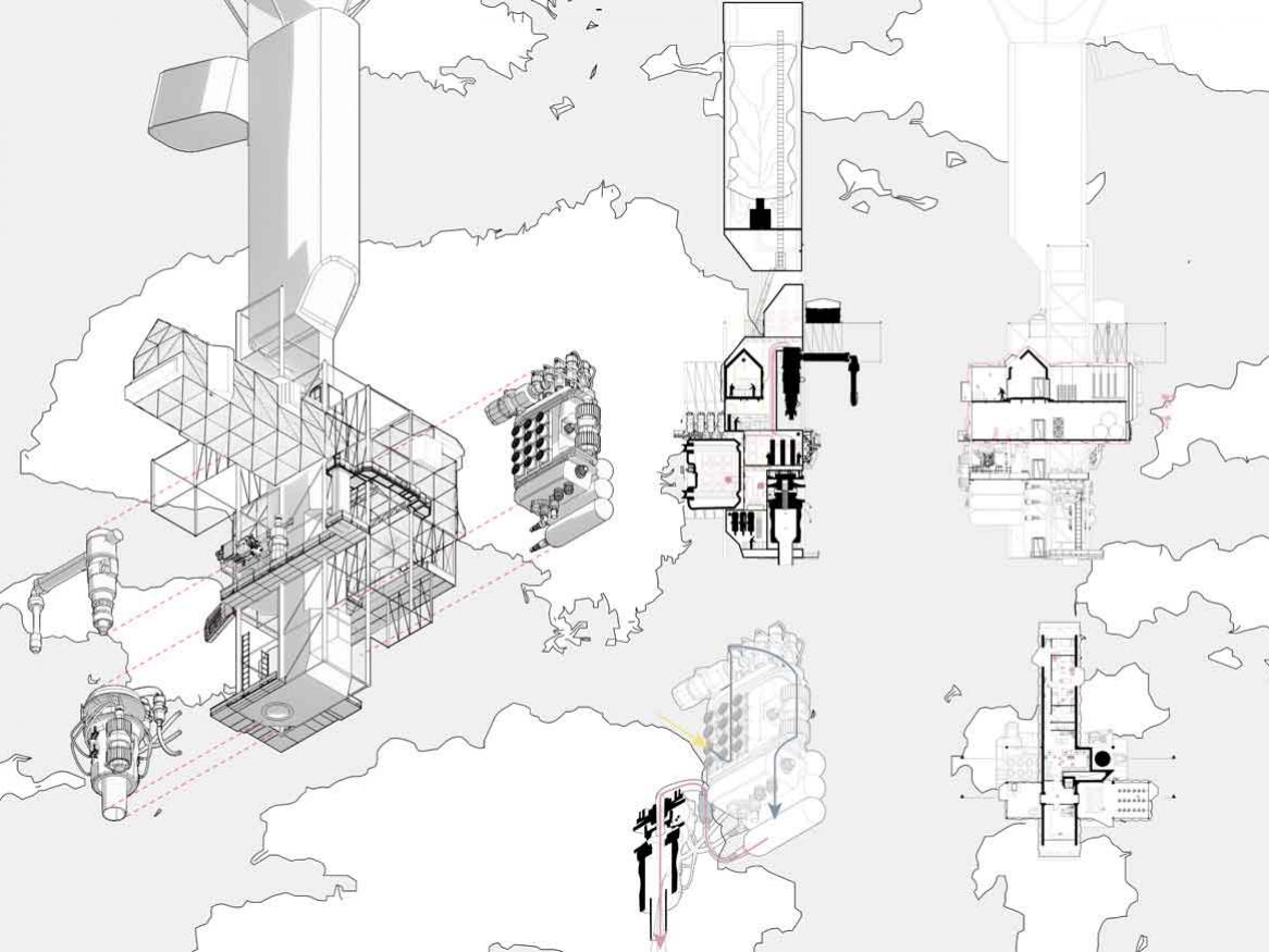 An example of a student's work from the Time, Space Existence Exhibition in Venice 2023