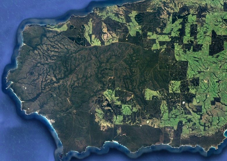 Flinders Badin map