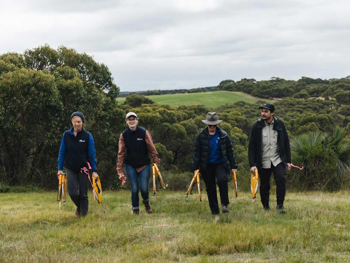 TERN members at Dry Creek