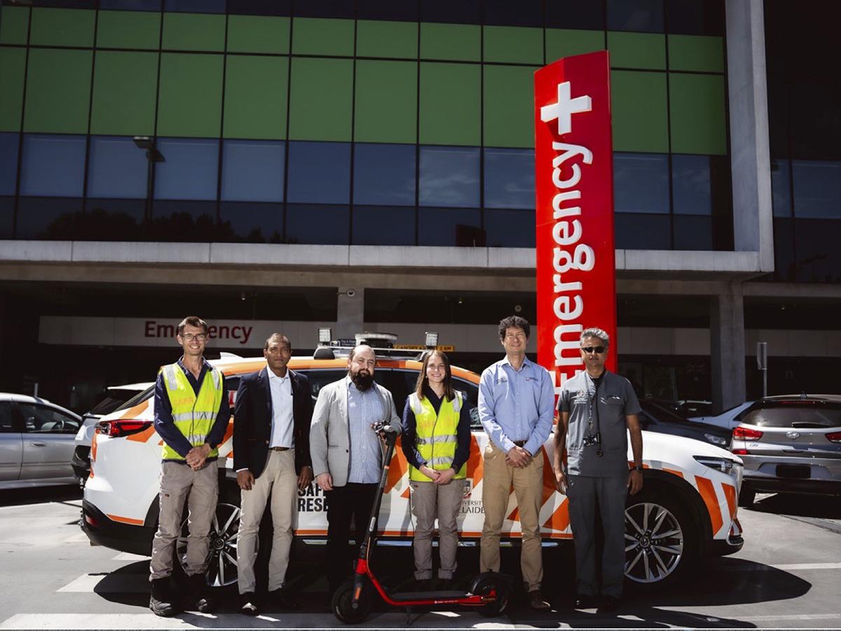 image of the team responsible for e-scooter study