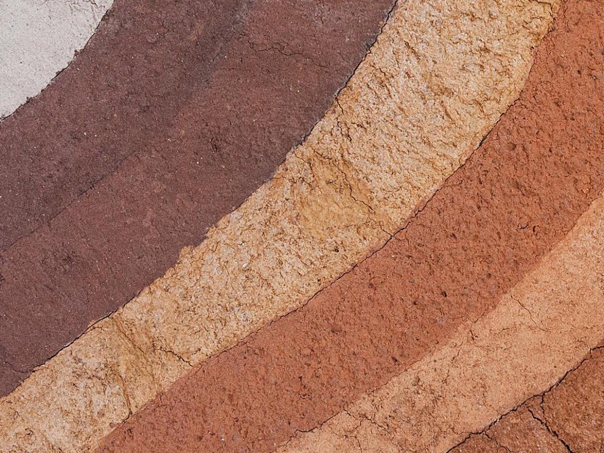 Image of layers from subsurface