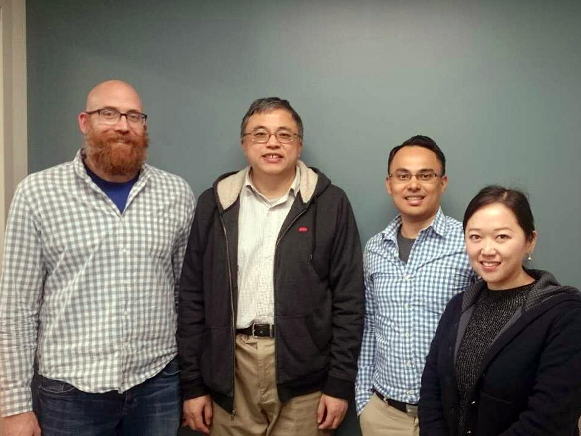 Dr Ben Rosen & Dr Georg Liu, USDA, Dr Lloyd Low & Cynthia Liu, Davies Research Centre