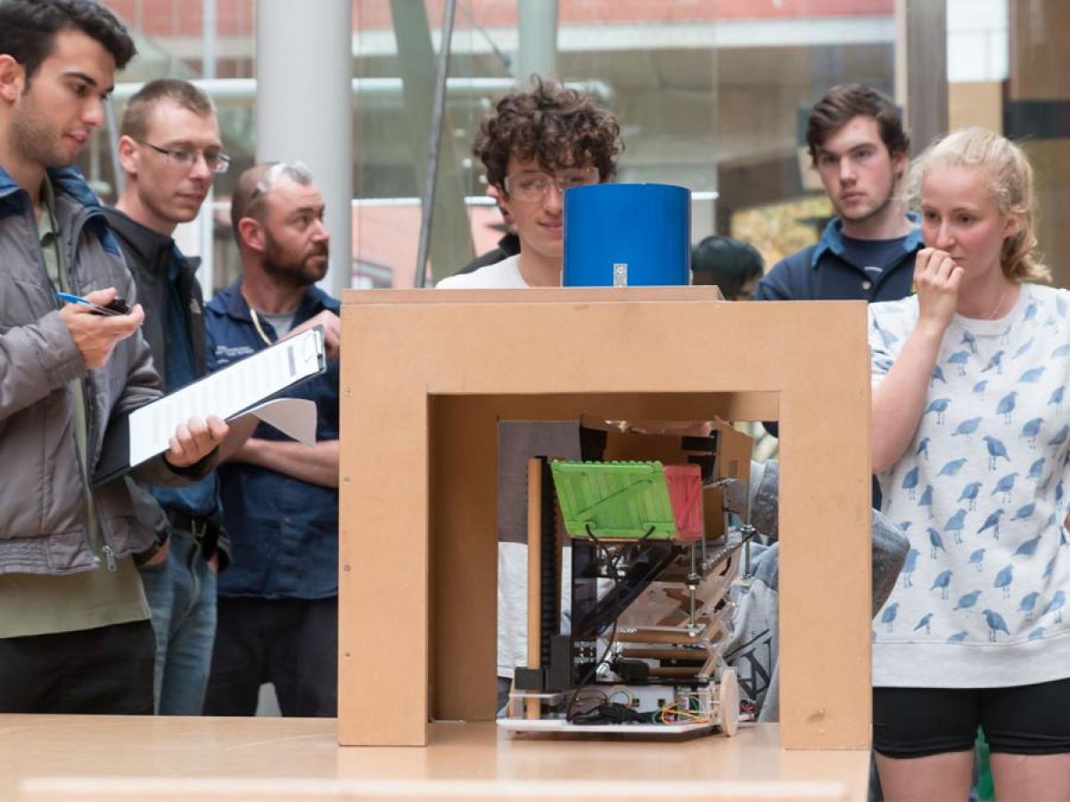 Student's participating in the Design and Build Competitions