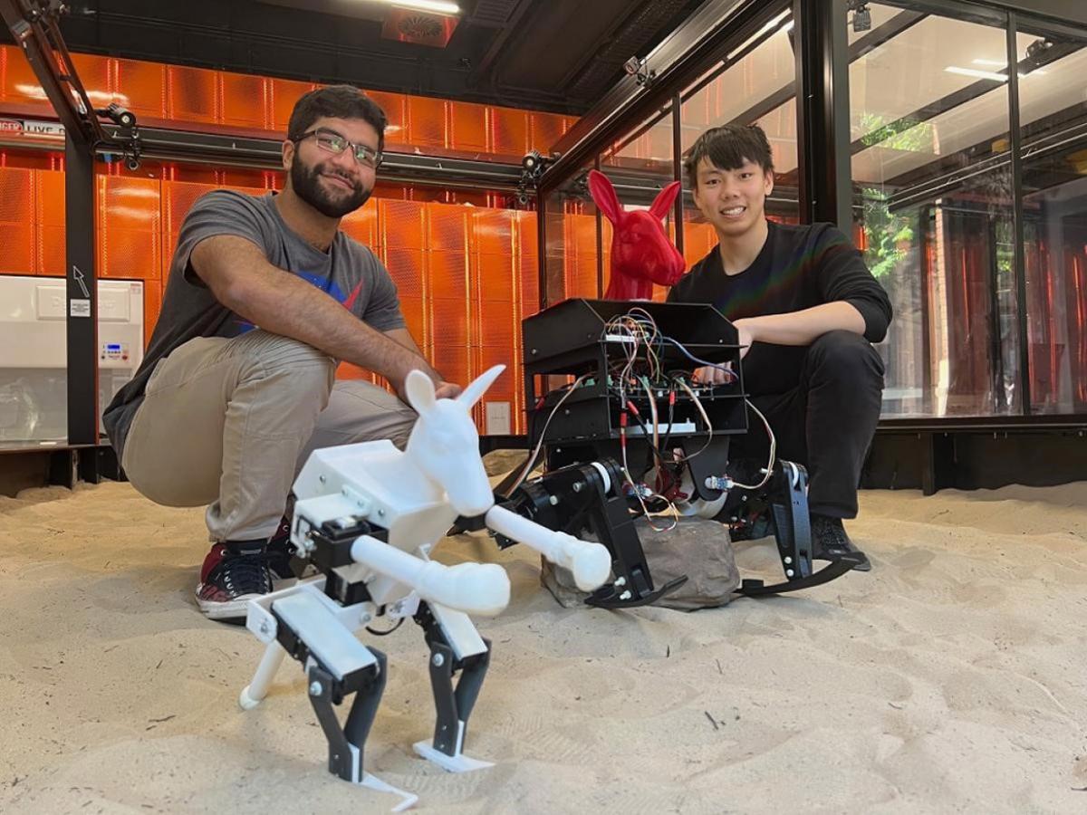 The Kangaroo Robot team with RooBot