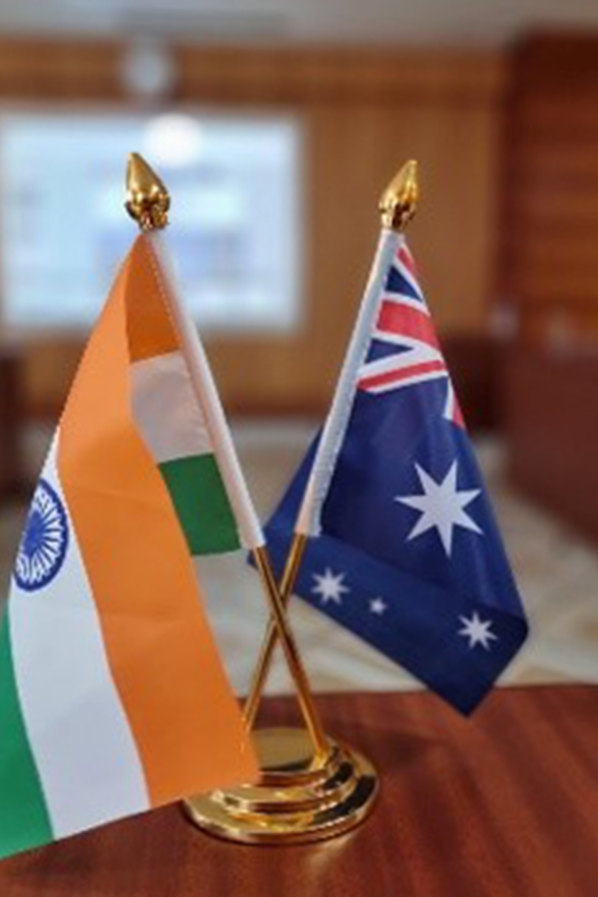 Australia India flags SS