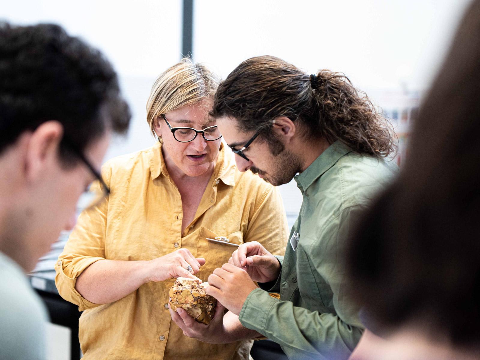 Industry-led sessions with NExUS participants at the South Australia Drill Core Reference Library