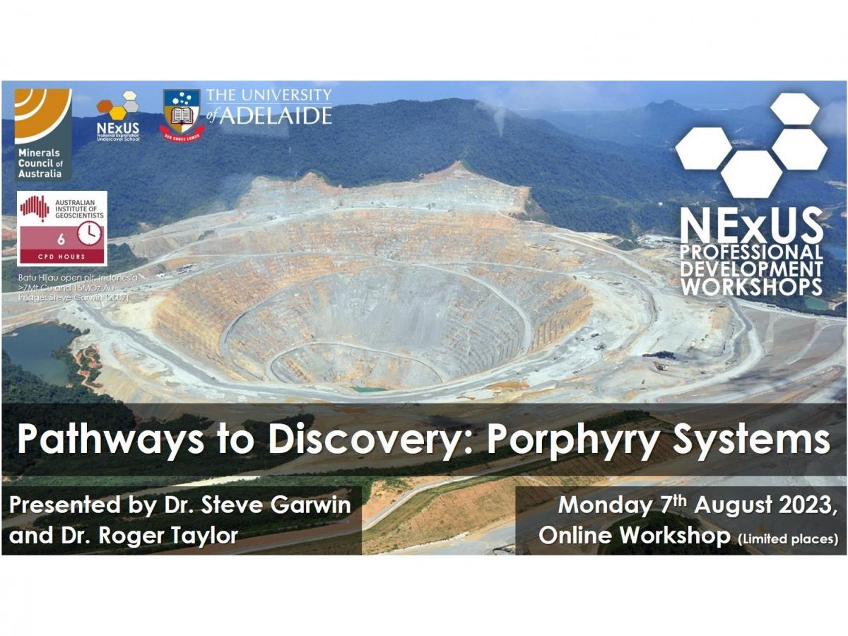 Flyer for Pathways to Discovery: Porphyry Systems