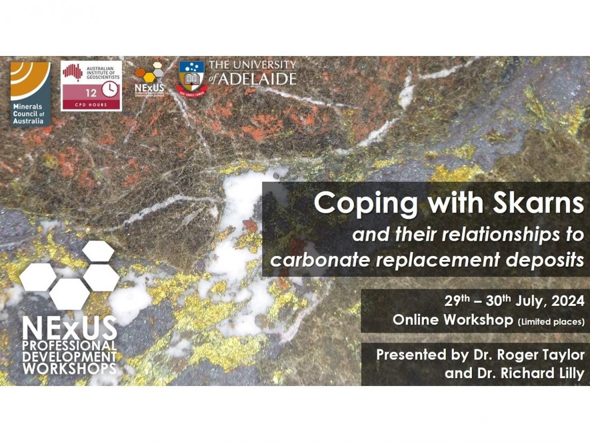 Coping with skarns and their relationships to carbonate replacement deposits FLYER