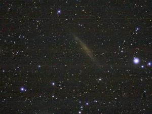 NGC 4945, Skywatcher 62ED at f/5.6, 51x4-sec frames, uncooled ZWO ASI178MC.