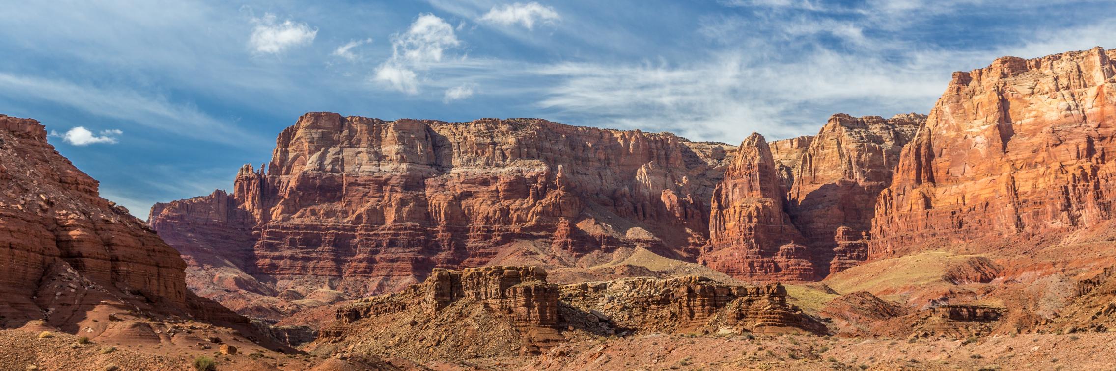 Rocks contain a layer-by-layer record of the history of our planet. Fred Moore/flickr, CC BY-NC