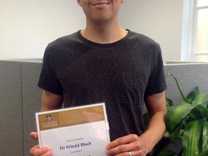 The Daniel Walker Medal for Early Career Research Excellence - Witold Bloch - Order Of Merit