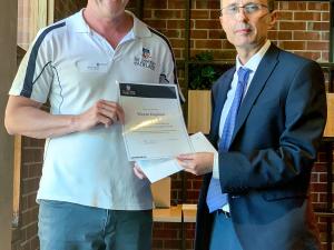 The Professional Staff Award goes to Wayne England Senior Student Systems Officer – Academic Support Team