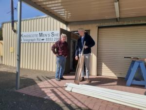 The Kingscote Men’s Shed on Kangaroo Island is helping build new nesting stalks / Remko Leijs