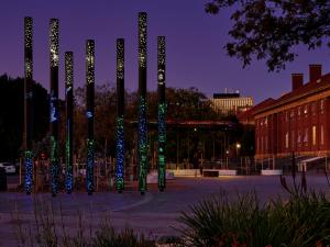 Kaurna Learning Circle at night