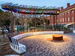 Kaurna Learning Circle at night