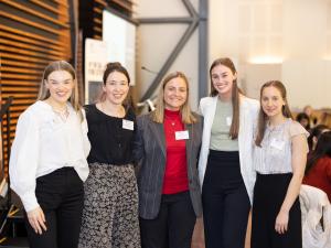group of women smiling