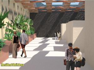 3d render of residential area 