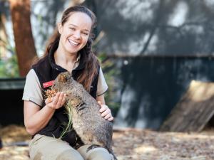 Michelle Birkett zookeeper - animal science graduate