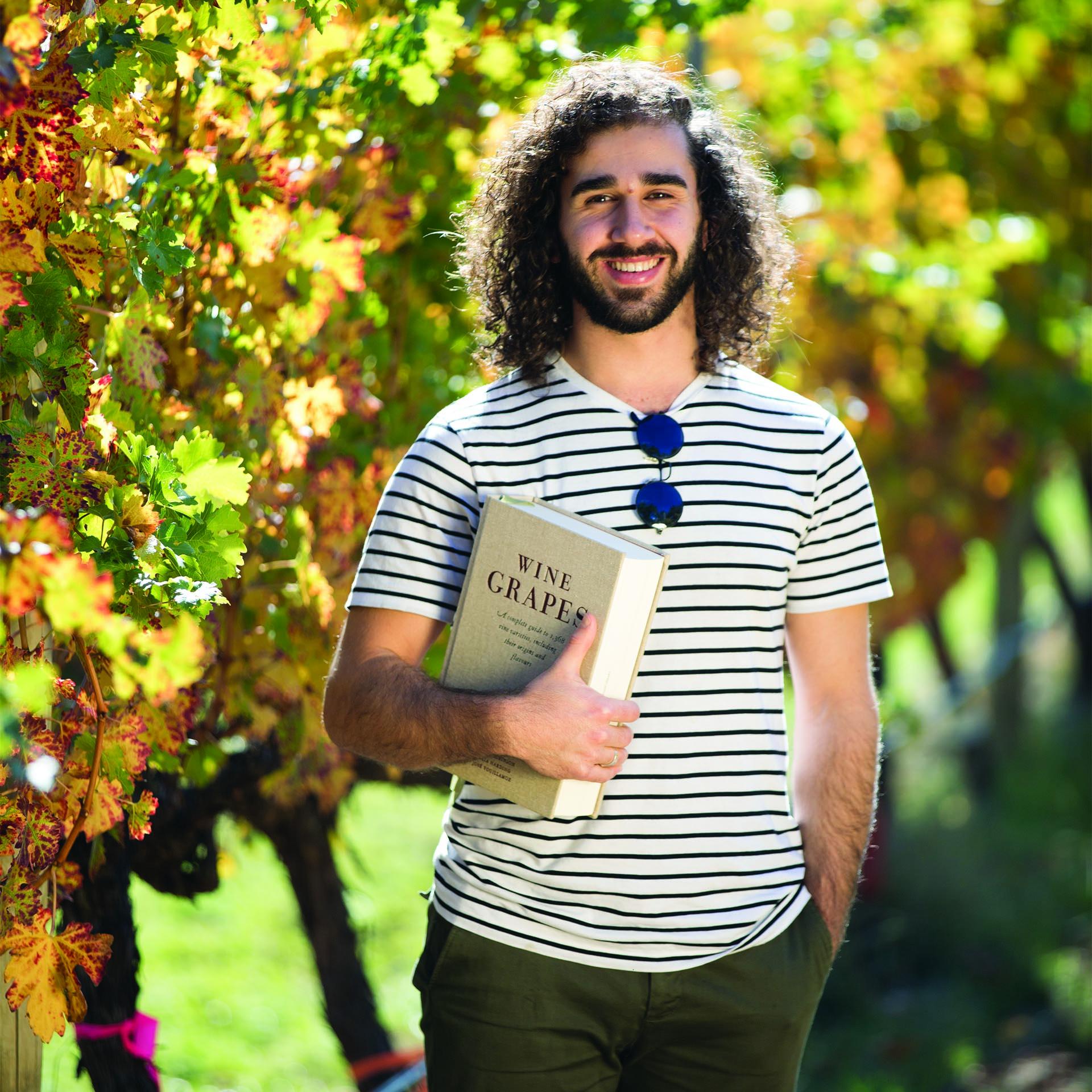 Wine graduate Lukas Papagiannis