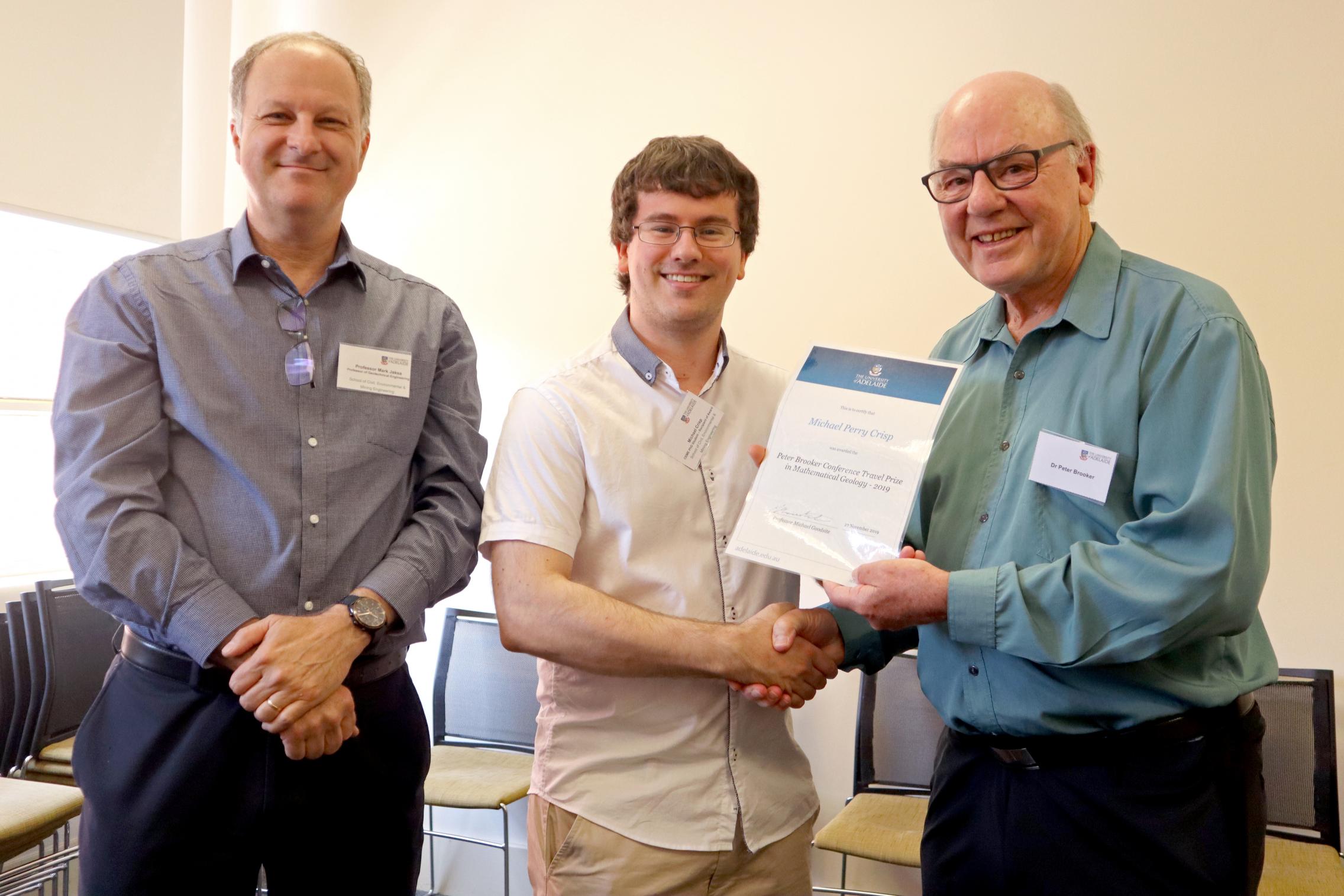 Peter Brooker Conference Travel Prize in Mathematical Geology