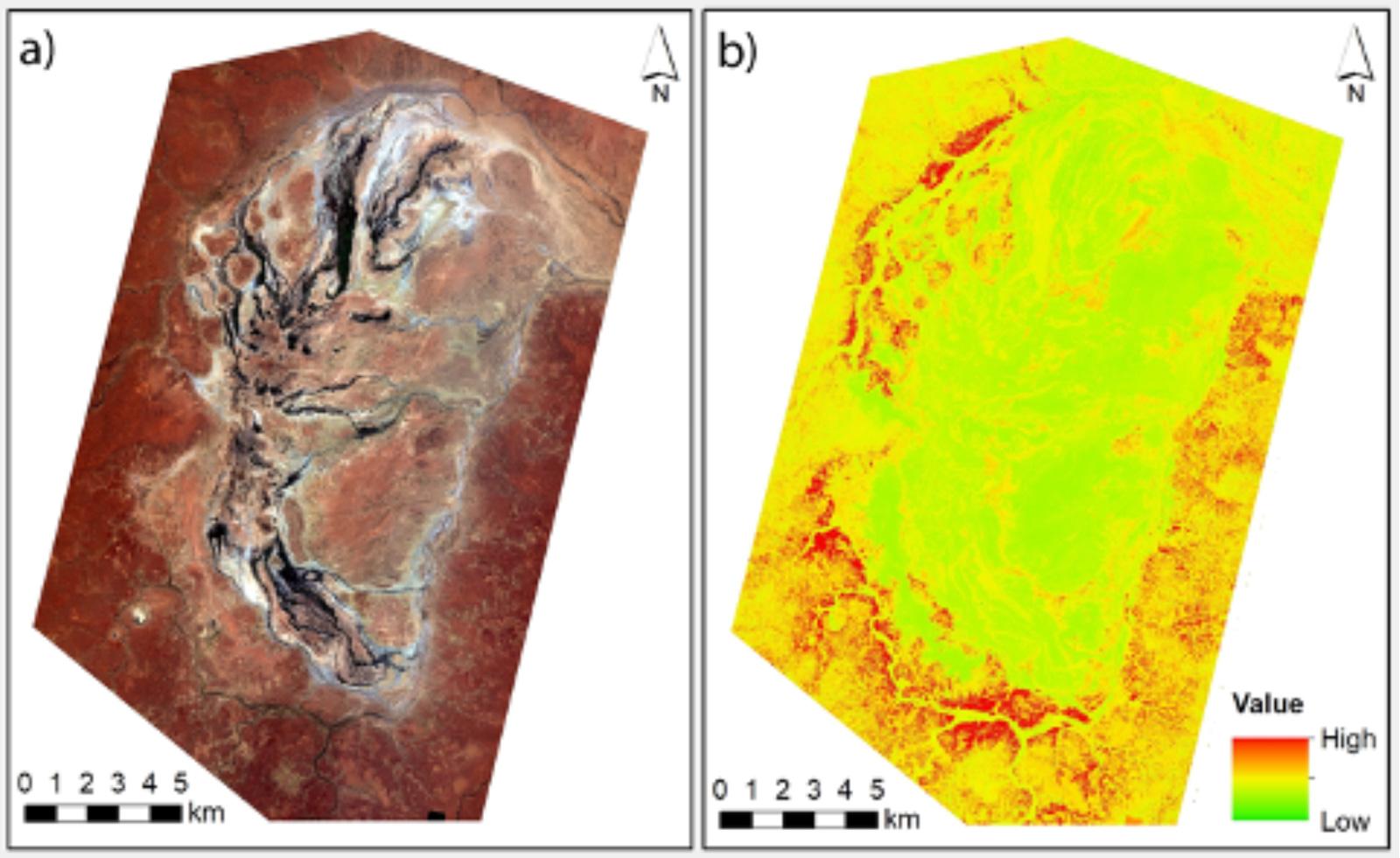 Boone Law remote sensing northern South Australia - Hyperspectral image analysis