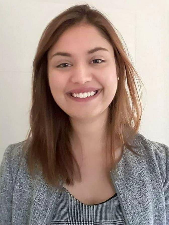 Sanchita Anand smiling to the camera