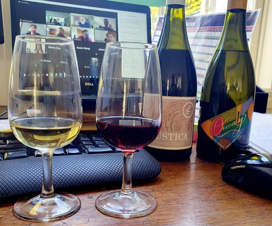 Virtual wine tasting