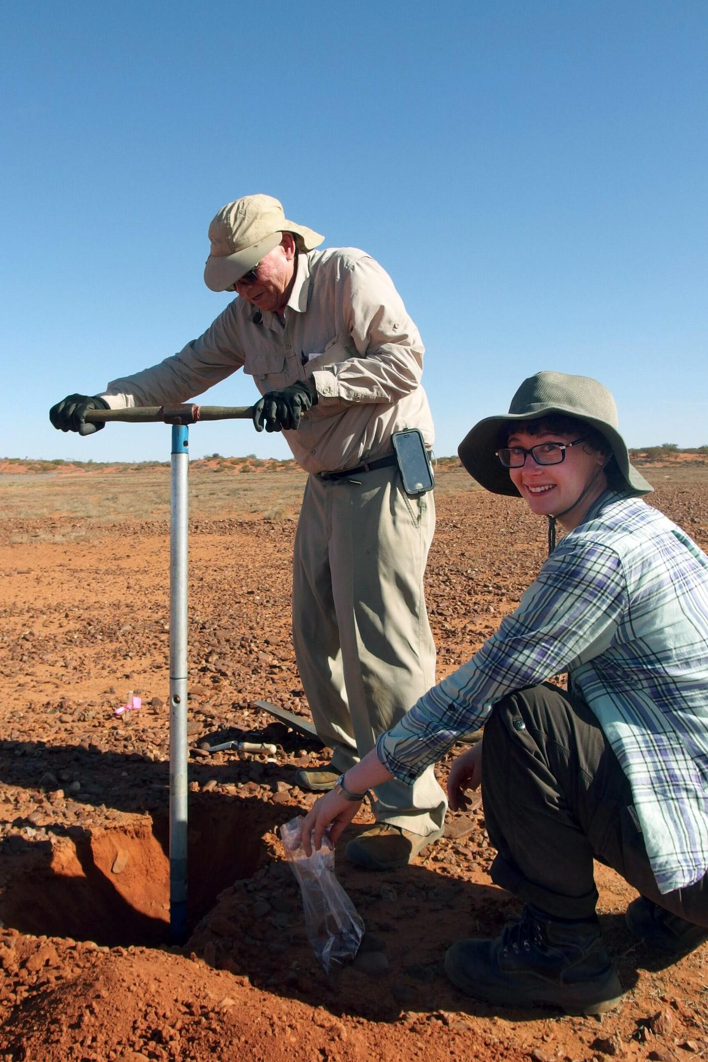 Andrea Stiglingh researcher photo field work