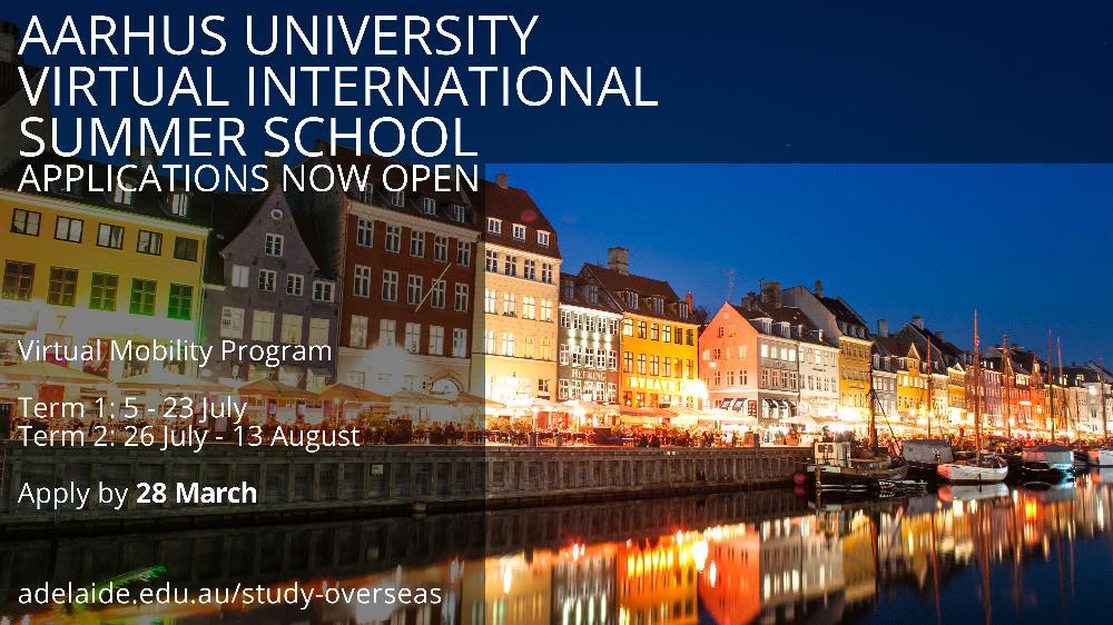 Aarhus University Virtual International Summer School applications now open