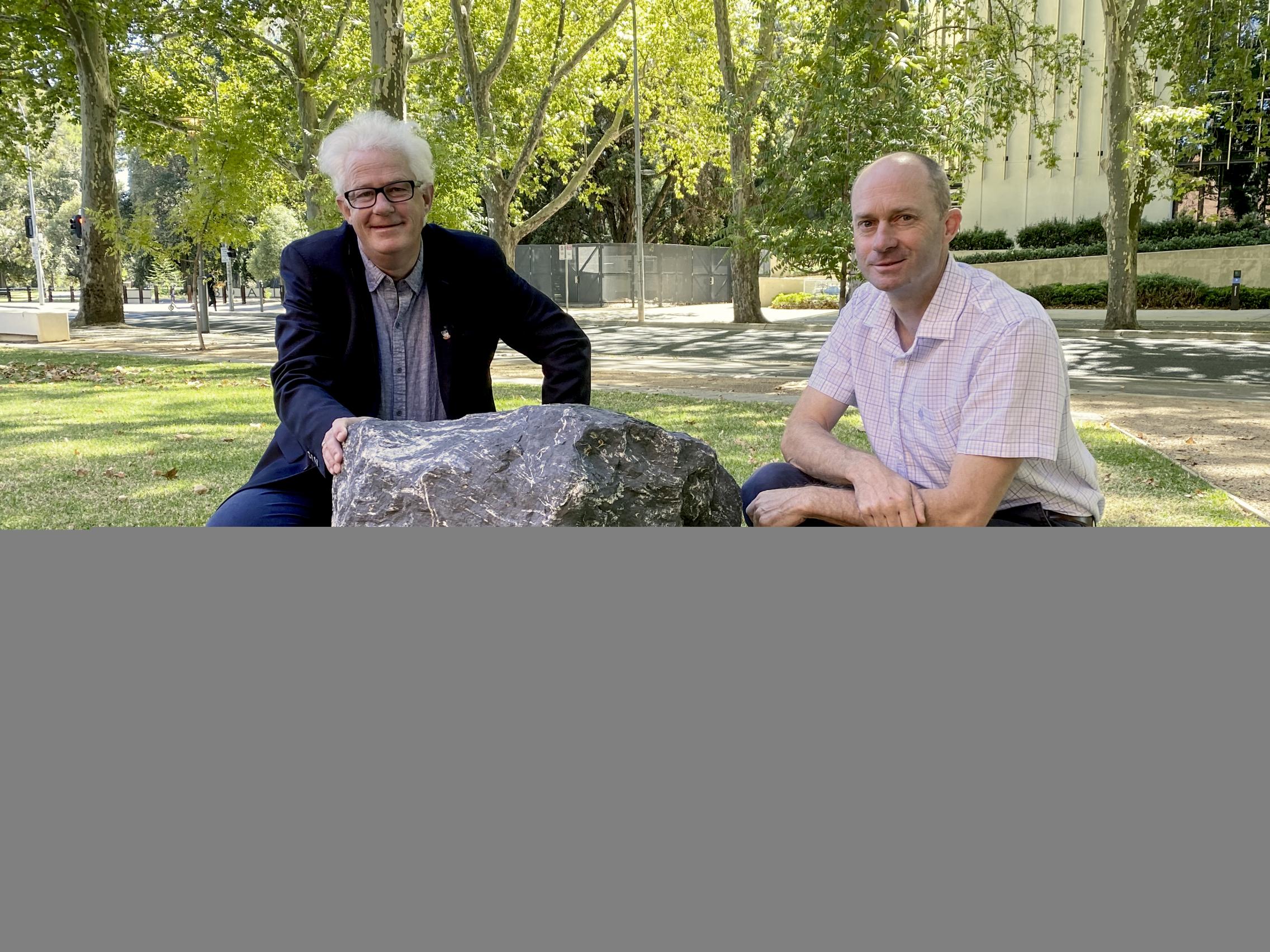 Critical minerals researchers Nigel Cook and Carl Spandler
