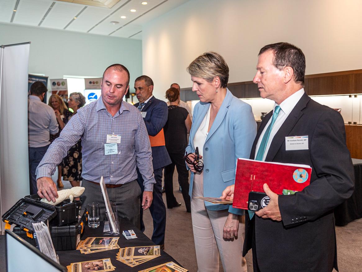 Phill Cassey at the CENTRE FOR INVASIVE SPECIES SOLUTIONS innovation showcase