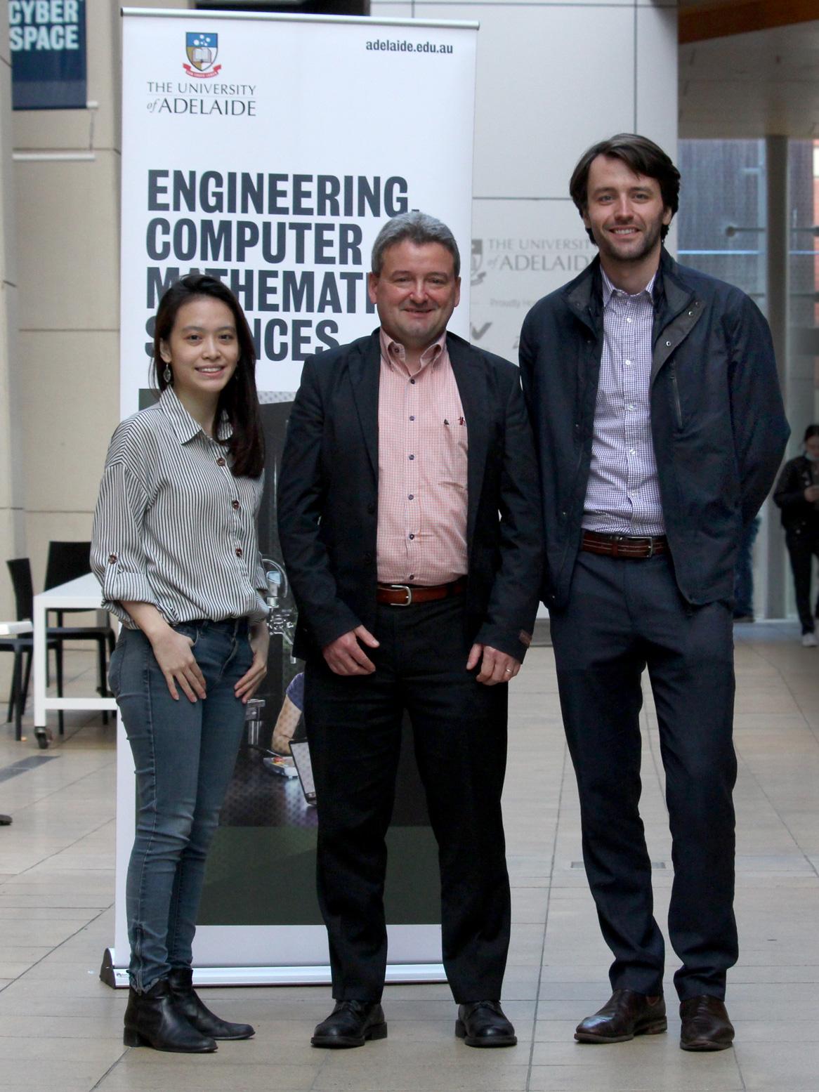 3MT 2021 finalists with Volker Hessel