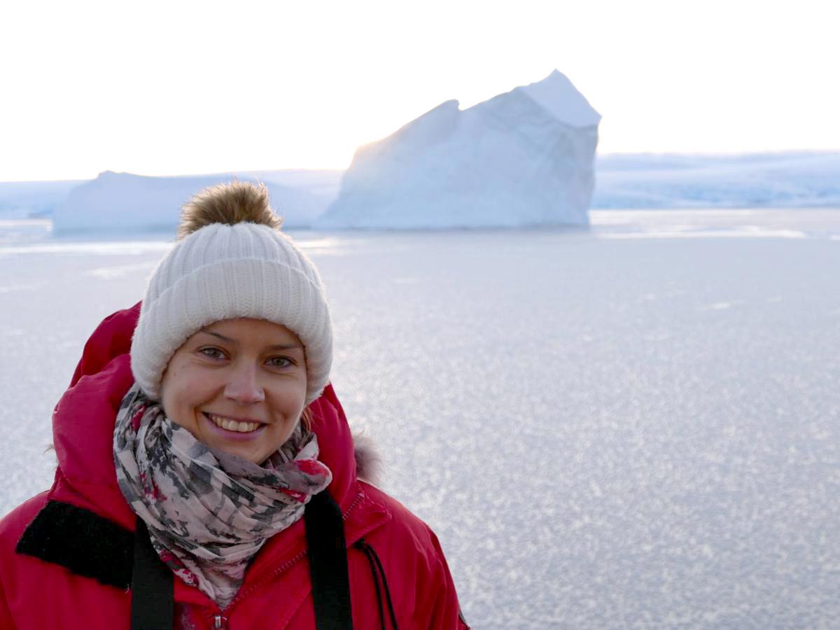 Linda Armbrecht at Palmer Station, Antarctic Peninsula