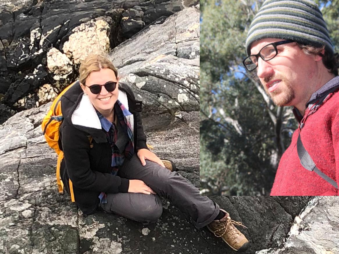 Dr Renee Tamblyn and Dr Derrick Hasterok