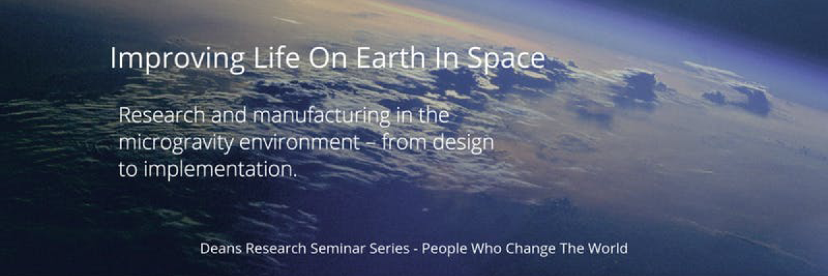 Improving Life on Earth in Space