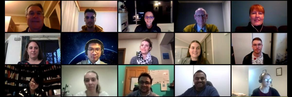 Sciences Alumni Network mentoring program zoom meeting