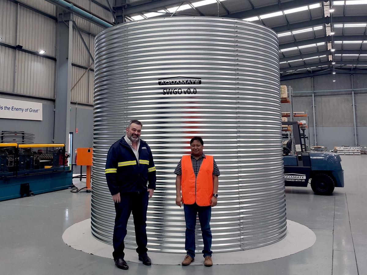 Peru water tanks Jose Danny