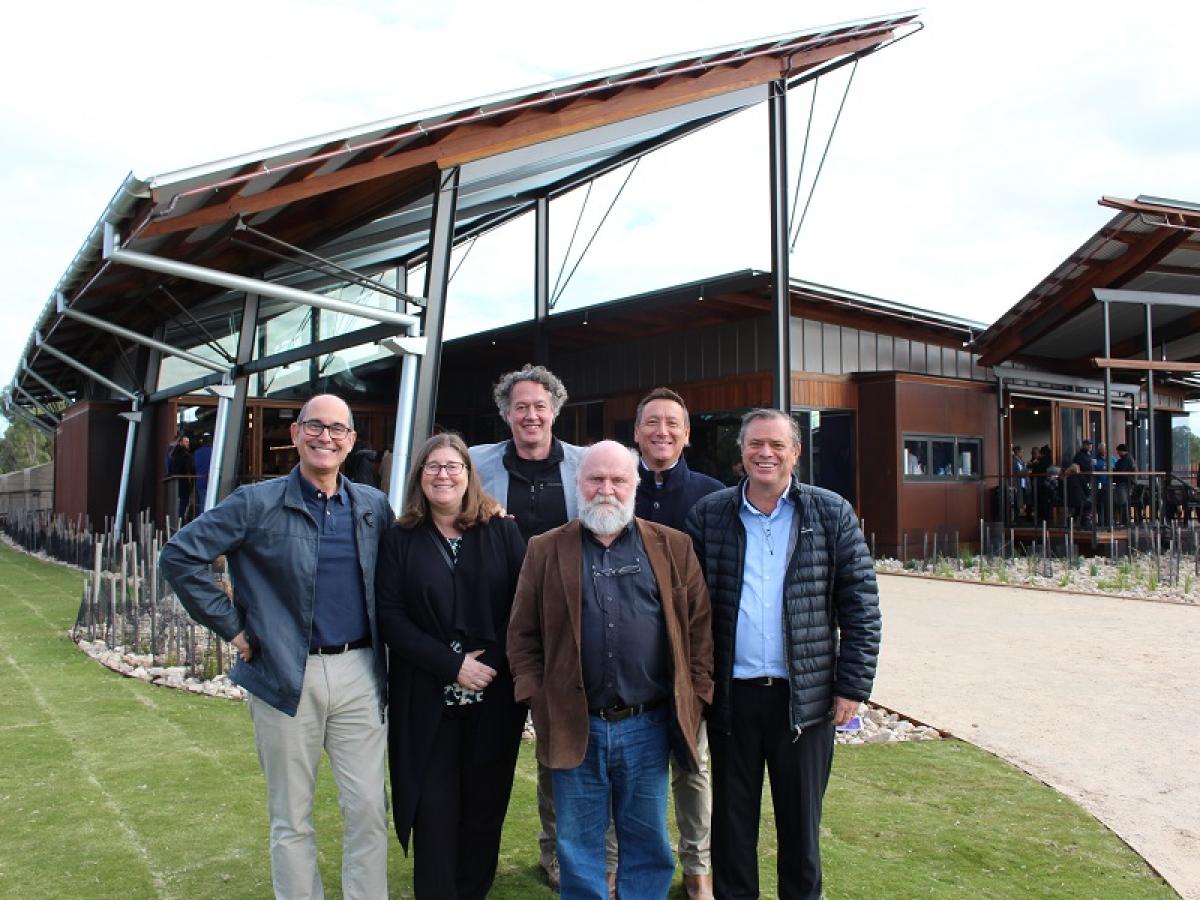 University of Adelaide staff at the official opening of the new KI Research Facility
